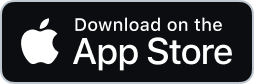 App store logo with black rectangular button with white Apple logo and text 'Download on the App Store' in the Tanyo CRM webiste.