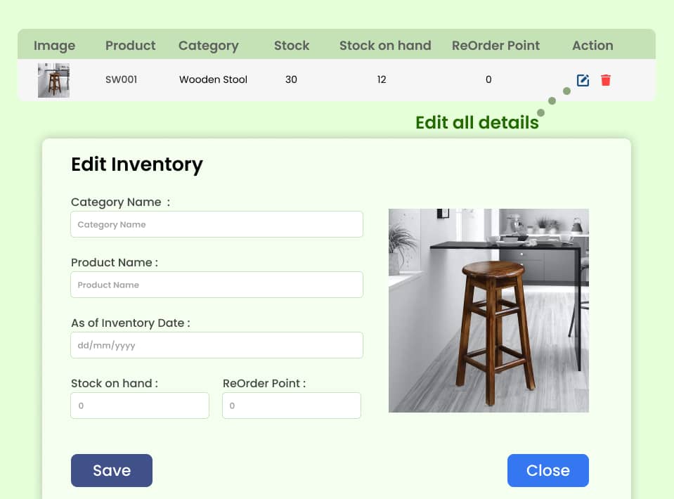 Flexible Stock Tracking